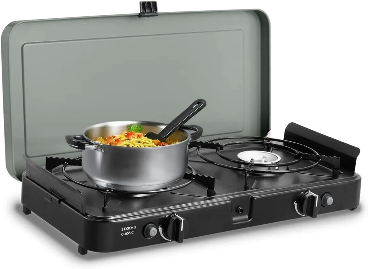 Cadac 2-Cook 50mBar, Grilling, 3 Classic Stove - BordGrill - - Camping Grill, Grå