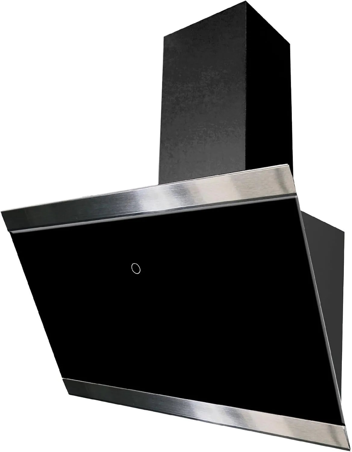 respekta CH89060S, Væghængte emhætter, Regarda-hovedhætte med hovedløse / mellemhjelm med en længde på 60 cm /, Sort, 60 cm, 59 dB, 2 x 59