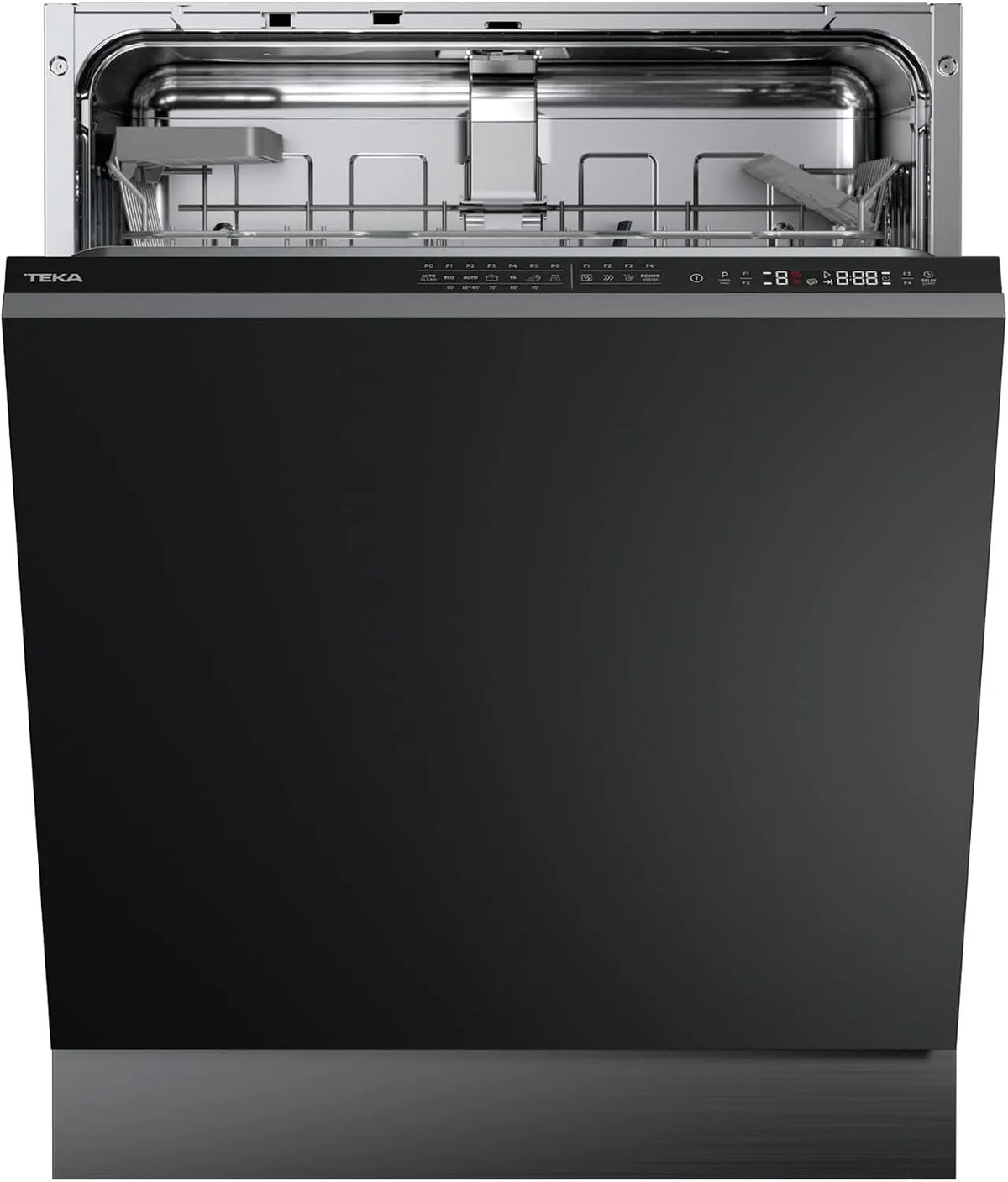 Teka, Opvaskemaskiner, 60 cm, building- i opvaskemaskine, fuldt integreret opvaskemaskine, 7 vaskprogrammer, Sølv, 7 v