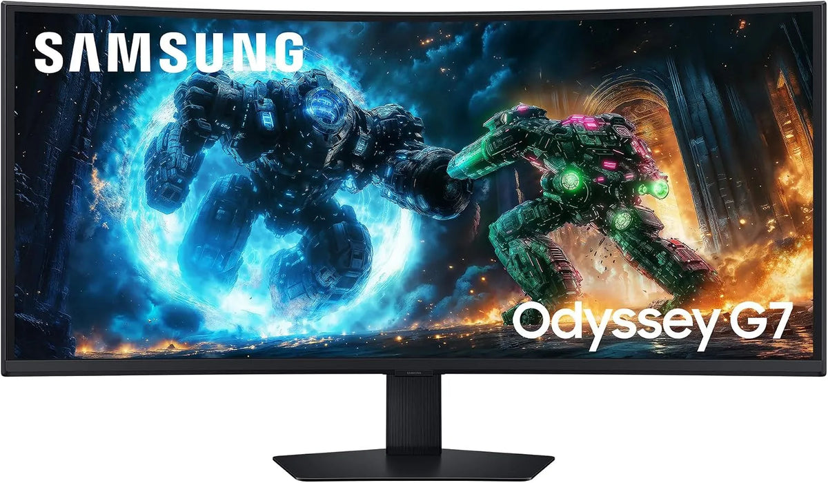 Samsung G75F, Skærme, Odyssey 40 '5K WUHD buet spilleskærm, 180 Hz, Sort, 40 ', 5120 x 2160, 101, 6 cm