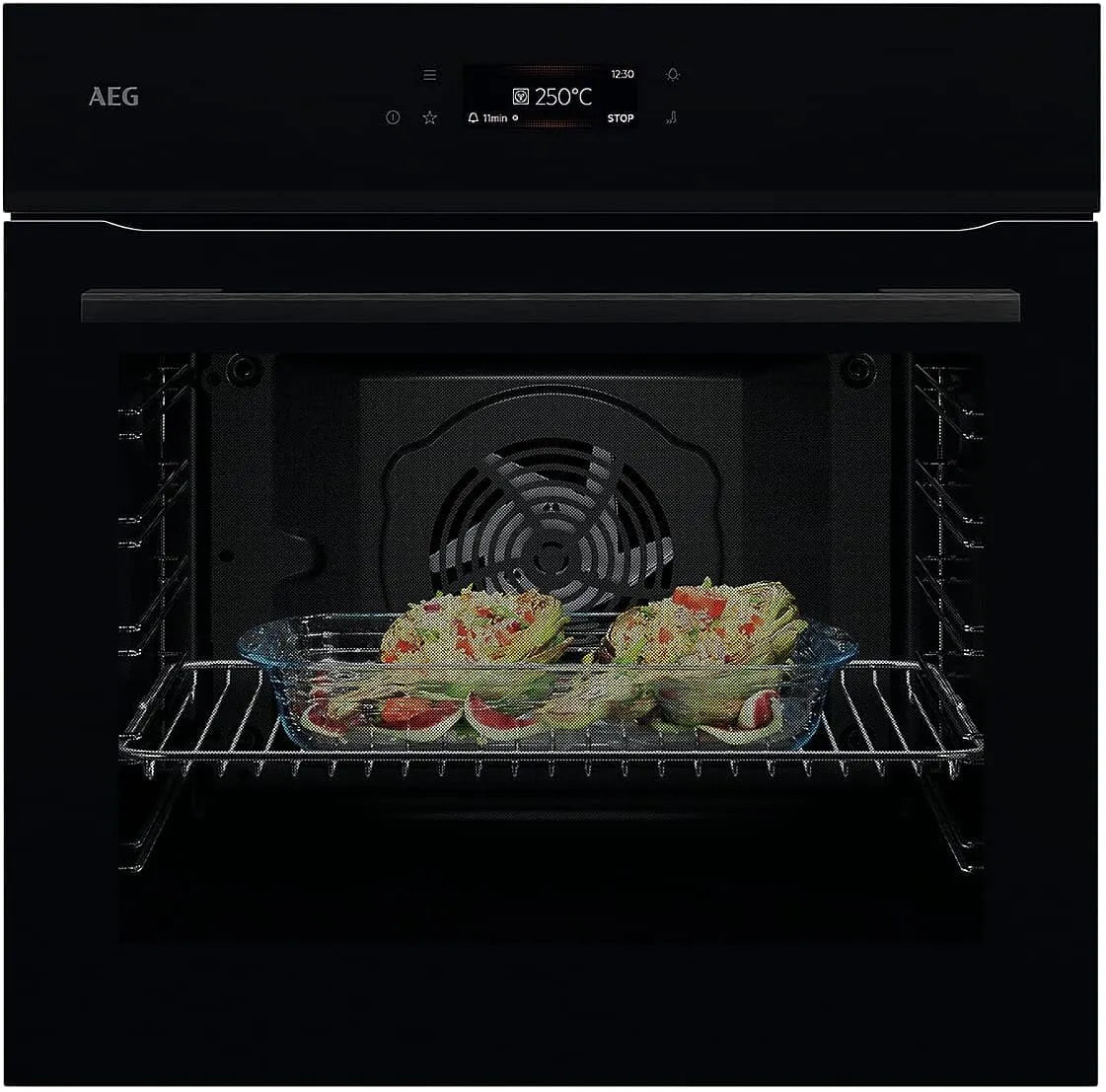 AEG NBE7P60SB, Ovne, MealAssist Pyrolyse Bagning Furace sort, Sort, 72 l, 40 W