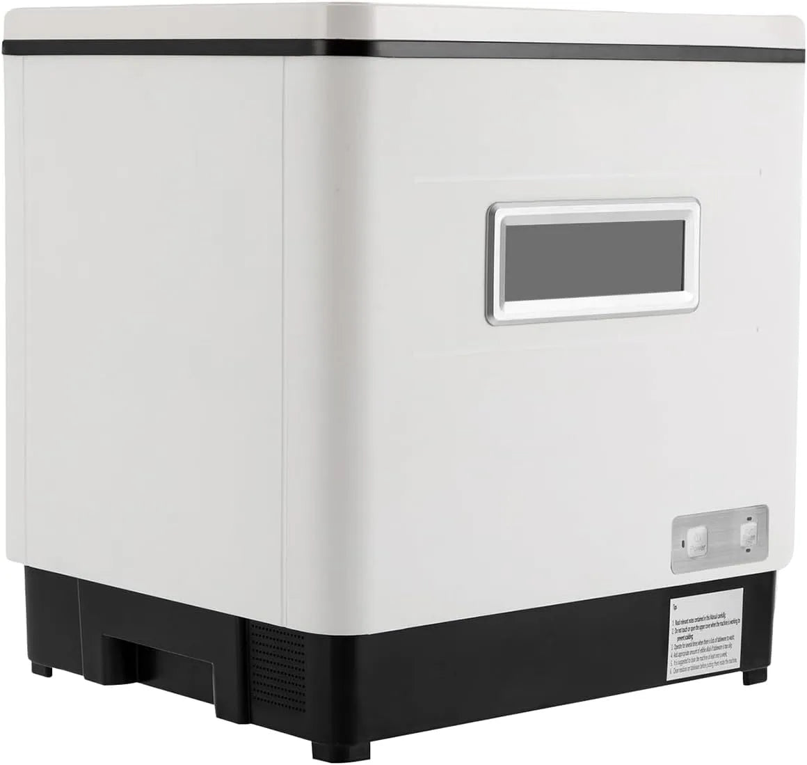 Treeisland, Store husholdningsapparater, Mini opvaskemaskine, 1500W opvaskemaskine Lille opvaskemaskine 60L, Hvid, 1500W, 60L, 70 g, 220V