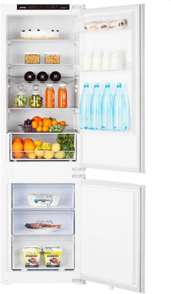 Gorenje NRKI418EP1, Køle-/fryseskabe, Fryseboks med køleskab i overtræk, Hvid, 178 cm, 246 l, 1772 x 540 x 540 mm, 178 x 560