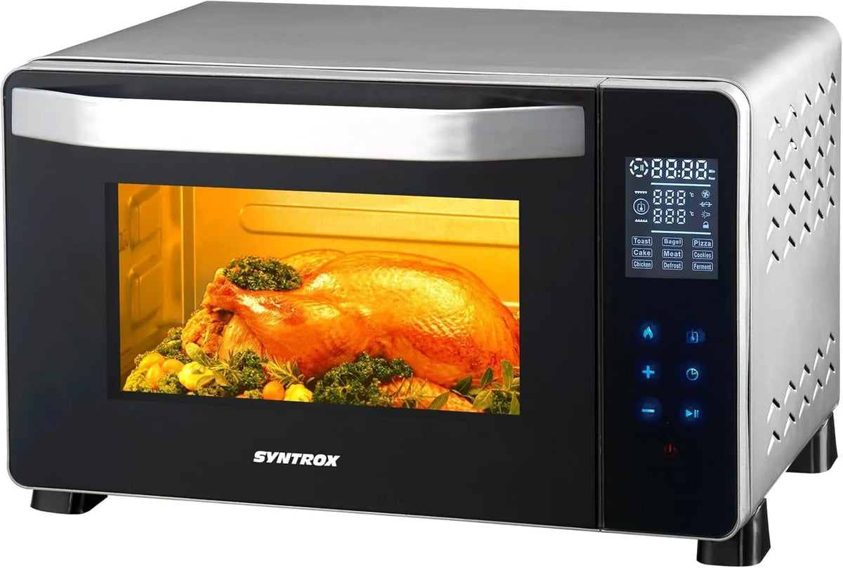 Syntrox Germany, Miniovne, Syntrox Tyskland 25 l Touch Mini Saltillo, Sort / sølv, 25 l, 1500 w