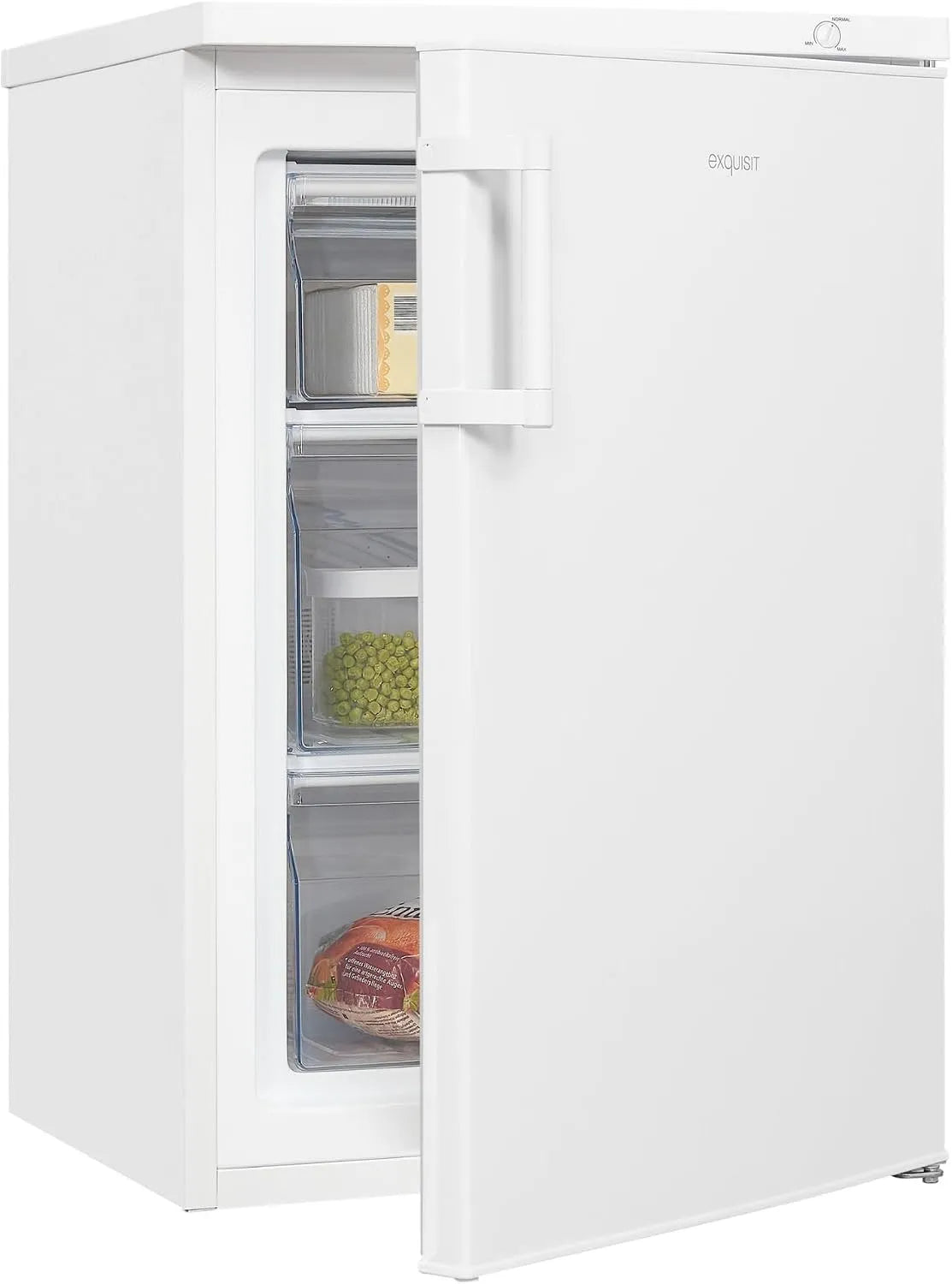Exquisit GS81-H-010E GS81-H, Fryseskabe, Udsøgt - 010E Fryserhvid - 85 liter fryser, Hvid, 85 l, 5 x 56, 0 x 57, 5 cm