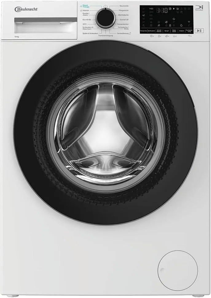 Bauknecht 10A30, Vaskemaskiner, B W BS vaskemaskine, 10 kg, 1400 rpm, frontlæsser, Steam Therapy & Steam, Hvid
