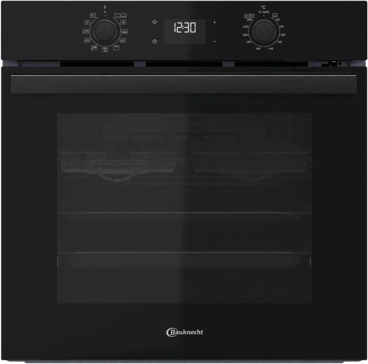Bauknecht, Komfursæt, BAKO 566 PYRO GRILL kokken feltkombination / cirkulationsluftovn med 12, Sort, 60cm, 14, 5 cm, 1200 w, 1600 W
