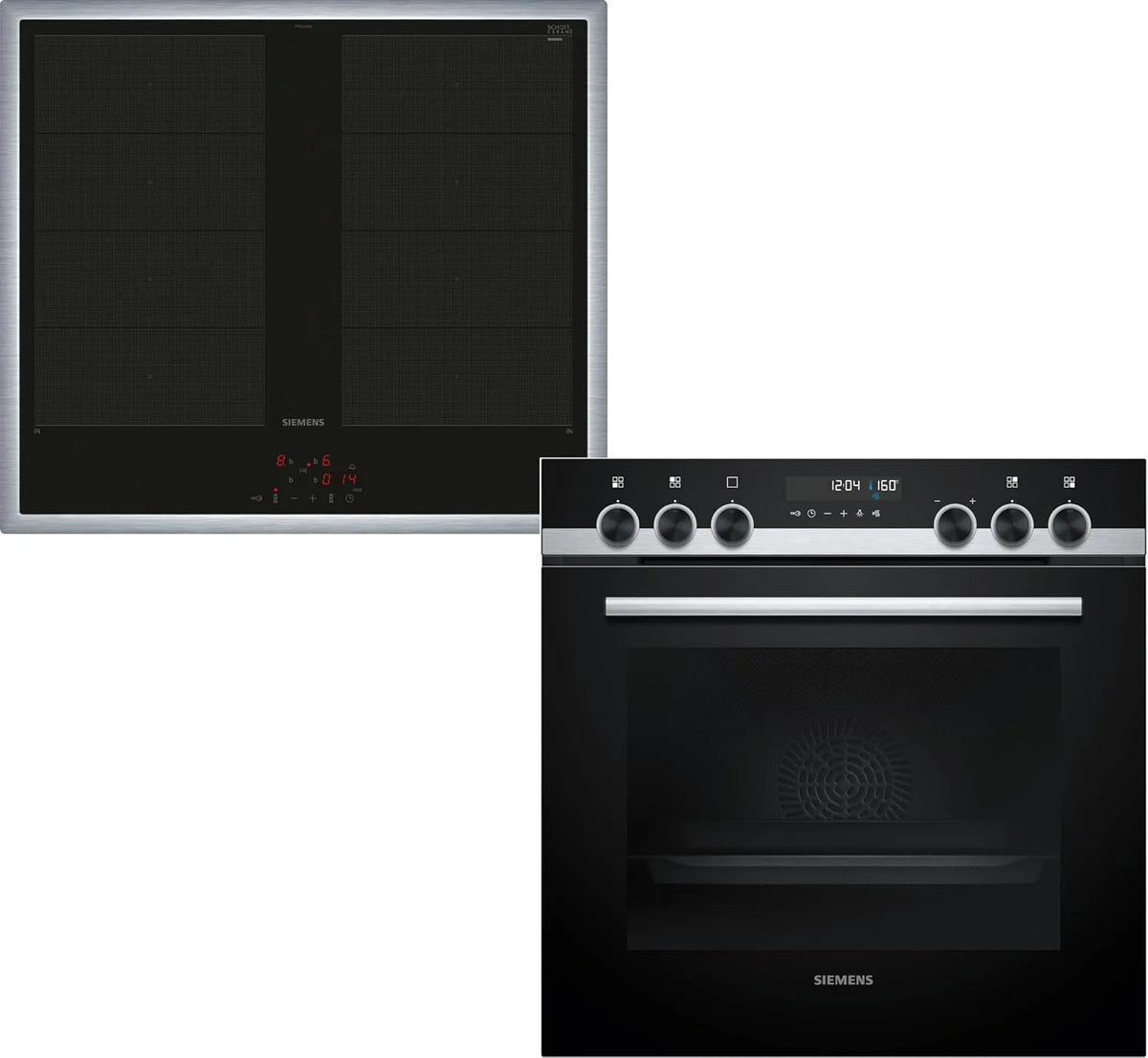Siemens iQ500 PQ521VA2ZM, Komfursæt, sæt med induktionsspole 60 x 60 cm, Sort, 60 x 60 cm, 521V, 578G, 71l