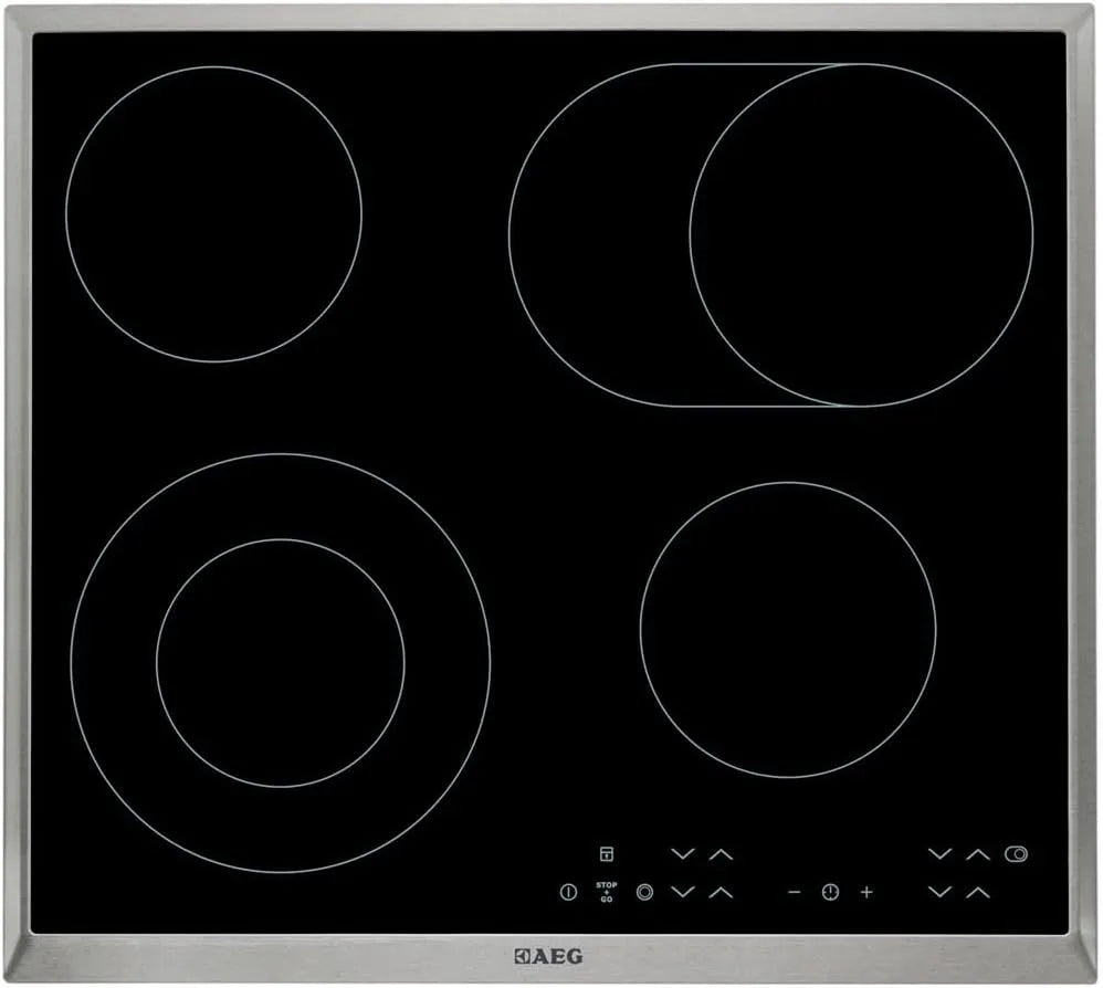 AEG, Kogeplader, Kochfeld, Sort, 8 x 57, 6 x 51, 2 kW, 21 cm