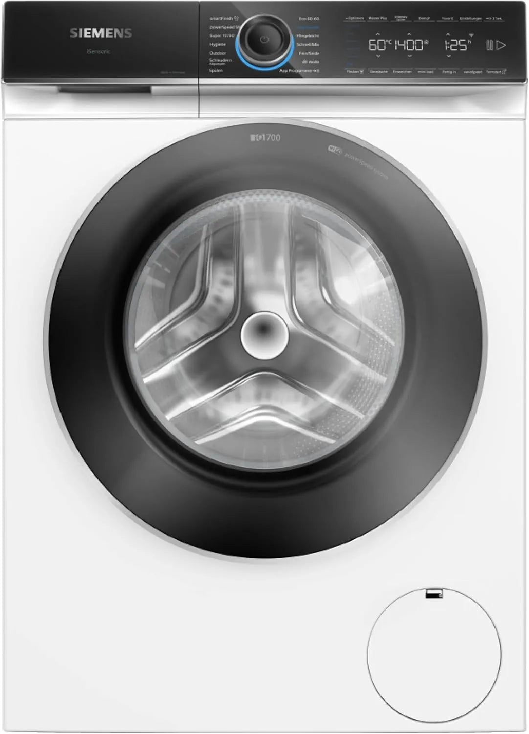 Siemens iQ700 WG44B2040, Vaskemaskiner, Smart vaskemaskine 9 kg 1400 UpM, Hvid, 9 kg