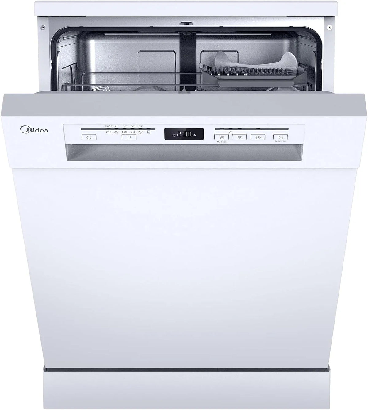 Midea, Opvaskemaskiner, 60 cm, Vaskemaskine 60cm Freestanding & Underbygning 14 Custom Envelope C, Sort, 9, 8 l