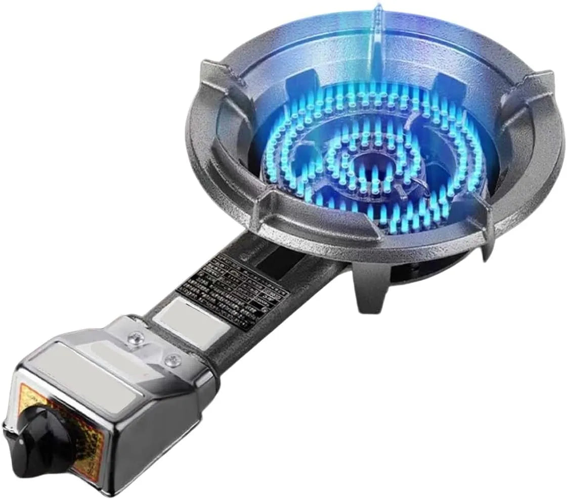 Generic, Kogeplader, 7 / 10 KW Bærbart gaskomfur, højtydende koksbrænder, højtydende LPG / naturlig, Sort, 10 KW, 7kw, 4 l