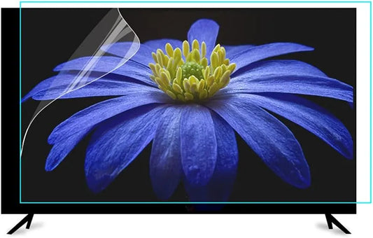 AIZYR 77tommer, Skærmbeskyttelse til TV, 77inch TV skærm beskyttere 78- 85 tommer Blue Light Filter Anti UV Film skærm, Blå, 77inch, 1722x993mm