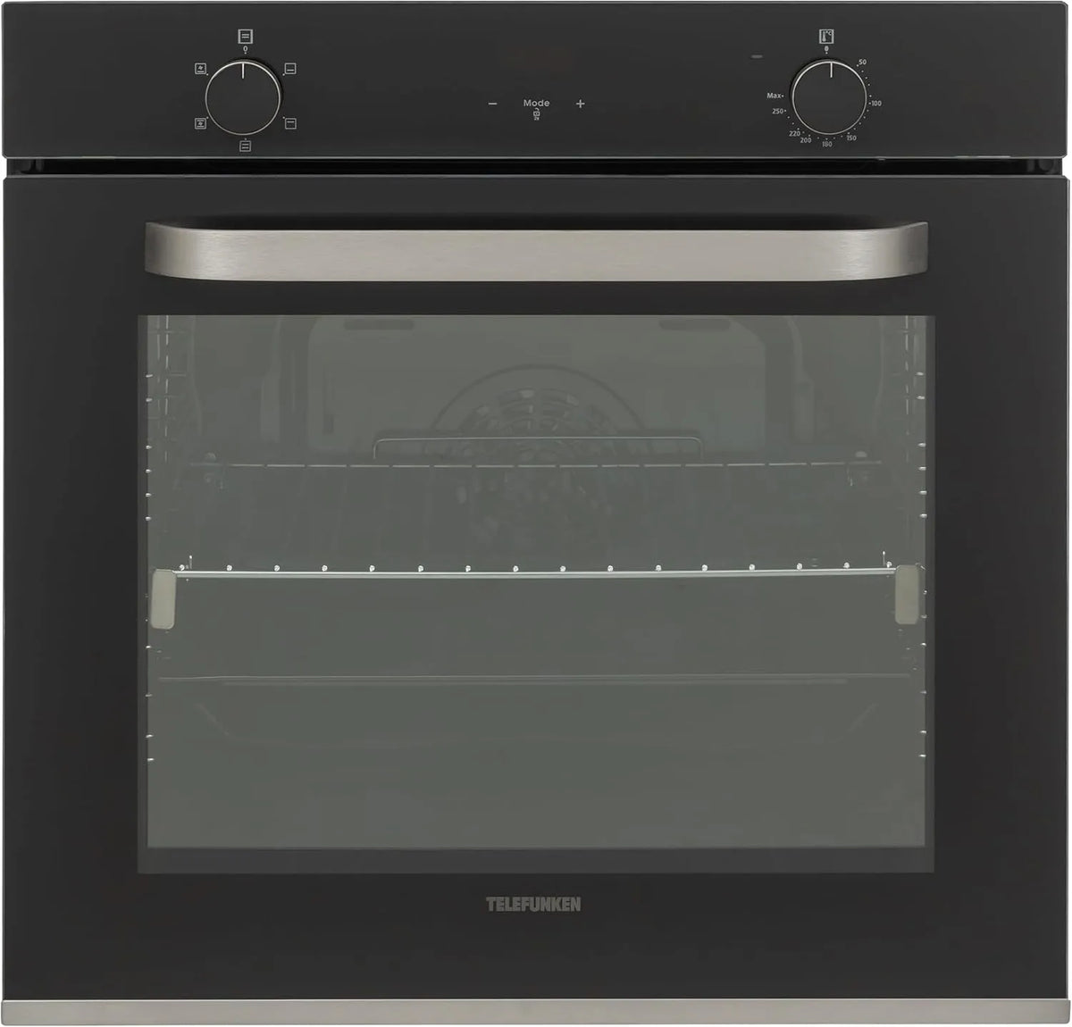 TELEFUNKEN BOV75HAI, Ovne, Telefunk bagerovn bygning-i enhed bygning-i ovn selvforsynende 78 liter, Sort / sølv, 78 l, 60 cm, 58 cm, 0, 83 kW