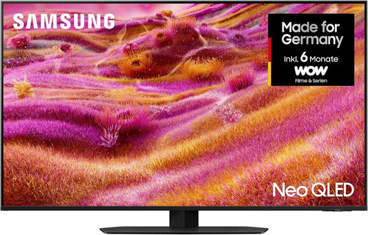 Samsung QN90F Gen3, TV'er, Neo QLED 4K 43 tommer (108 cm) Mini LED-tv, Anti- Refleksion, NQ4 AI Processor, Sort, QLED, 4K, 108 cm, Mini LED