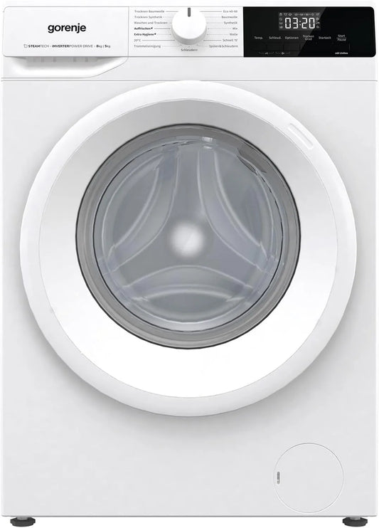 Gorenje W3D2A854ADPS, Vaske-tørremaskiner, / DE Vasketørretumbler 8kg / 5kg tør AquaStop 15 programmer LED skærm overløb, Hvid, 8kg, 5kg