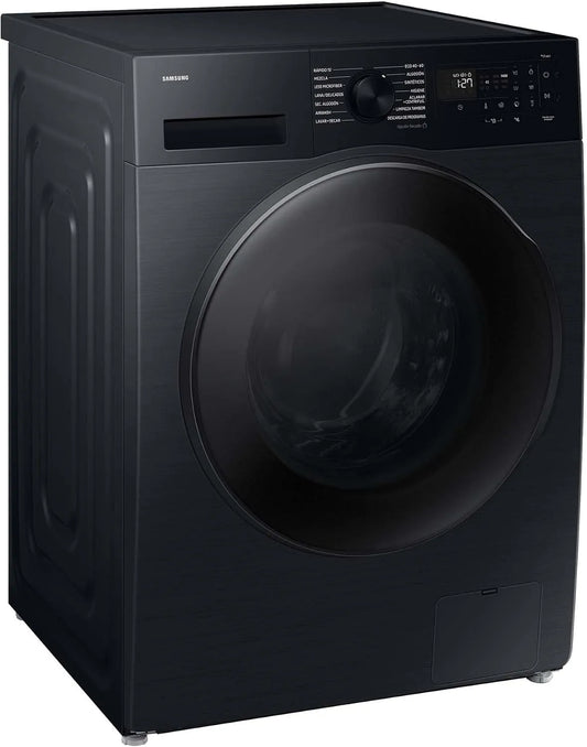 Samsung WD90DG5B15BBEG, Vaske-tørremaskiner, AI Vaskedragt, 9 + 6 kg, EEK: D / A (-10%), vaskemaskine og tørretumbler i en, AI, Sort, 6 kg