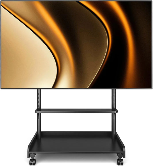 TVON, Stativfødder, TV Stand Rolling TV bil til 40- 86 tommer TV op til 68KG sort, Sort, 68KG, OLED, 100mm, 600mm
