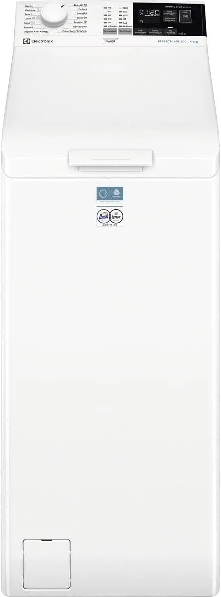 Electrolux EW6T426A, Vaskemaskiner, Elektrolux vaskemaskine top loader 6 kg 1200 omdrejninger hvid, 6 kg