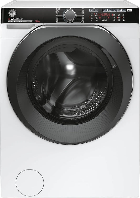 Hoover 411AMBC/1-S 411AMBC, Vaskemaskiner, H- WASH 500 HWP / 1- S vaskemaskine / Energieffektivitet klasse A / Fyld mængde, Hvid, 11 kg, 1400 rpm