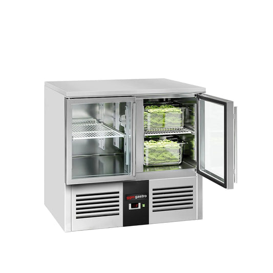 GGM Gastro, Køleborde, Sort, 903x700x876 mm, 0, 9 mm, 40 mm, 240 l