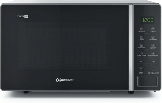 Bauknecht 26-2x45.2x33, Mikrobølgeovne, MWOS 201 B Fritstående mikroovn - 20L madlavning rum - Automatisk programmer, Sort, 20L, 2x45, 2x33
