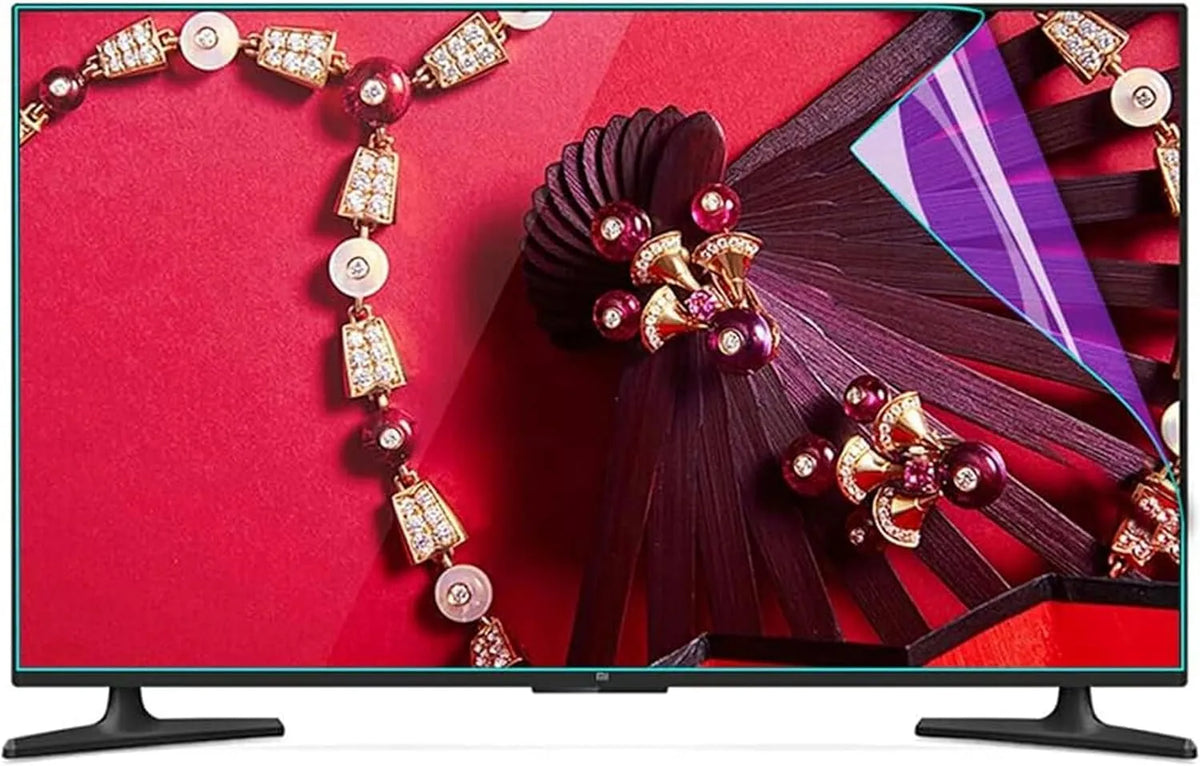 AYCDL 77tommer, Skærmbeskyttelse til TV, 77inch TV skærm beskyttelsesfilm, blænding beskyttelse, blå lys beskyttelse, Sort, 77inch, 85 inch, 4K