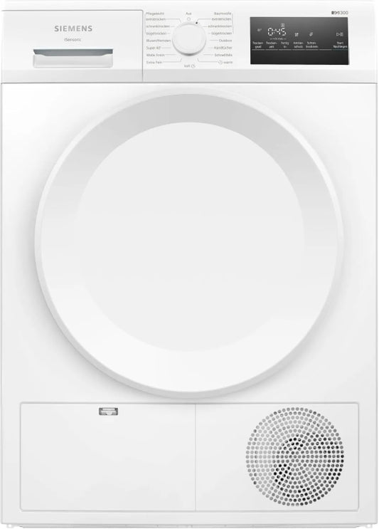 Siemens iQ300 WT43H004, Varmepumpetørretumblere, Heat Pump Drier 8 kg autoDry, Sort, 8 kg, 004 v, 84, 2 cm, 59, 8 cm