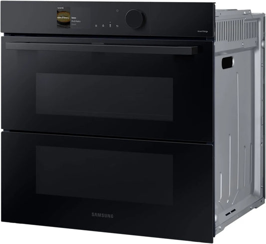 Samsung, Ovne, build- i ovn, 76l, Dual Cook Flex, Pyrolyse, AirFry, EEK A +, Sort / sølv