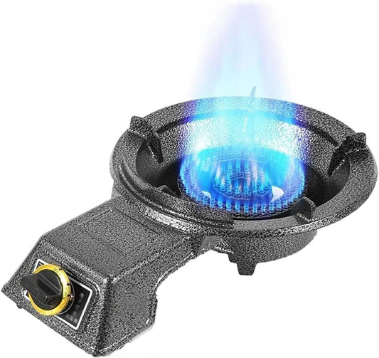 THEGA, Campingovne, TEGA Gaskomfur 1 brænder, 7 KW Enkelt tilslutning gas komfur, tabletgas brand, Grå, 7 KW, 2 cm