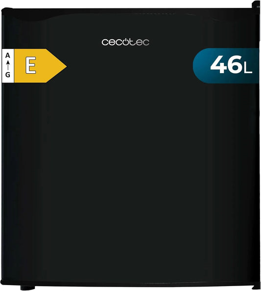 Cecotec, Minikøleskabe, Mini- Køleskab - 46 l GrandCooler 20000 L SilentCompress Sort køleskab. Højde, Sort, 46 l, 20000 L, 48, 7 cm, 48 cm