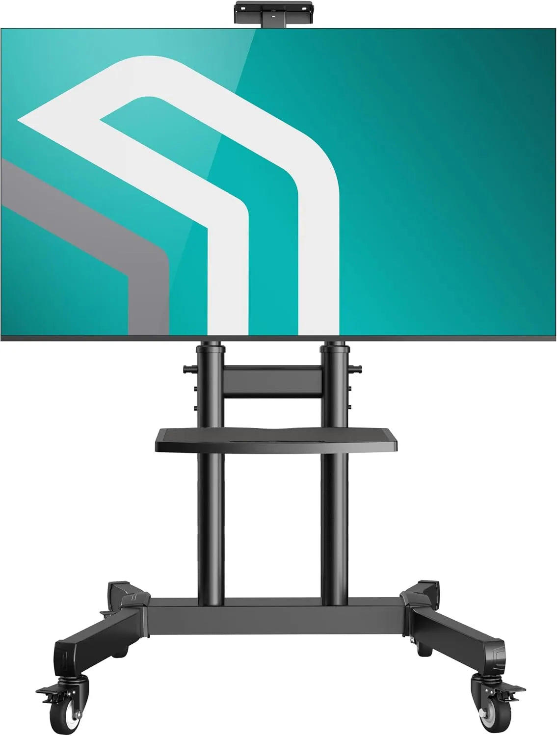 ONKRON TS1891-B TS1891, Stativfødder, TV stand rullelig 50- 90 ', op til 90 kg, max VESA 800x600, B, Sort, 90 ', 90 kg, 800x600, 90 inch