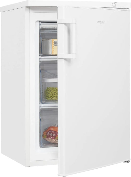 Exquisit GS81-H-010E GS81-H, Fryseskabe, Udsøgt - 010E Fryserhvid - 85 liter fryser, Hvid, 85 l, 5 x 56, 0 x 57, 5 cm