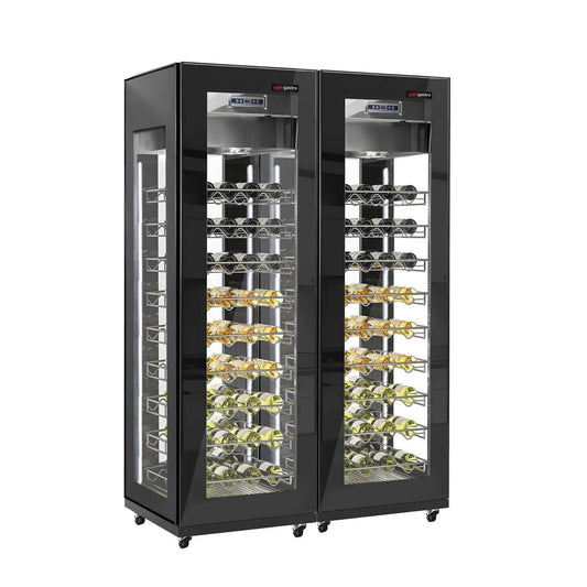 GGM Gastro, Barkøleskabe, Sort, 800 l, 162 v, 1, 312 mm, 653 mm