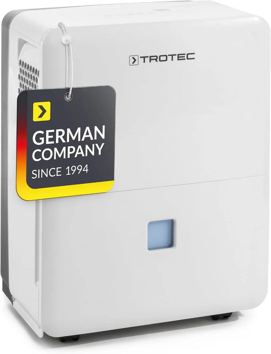 TROTEC, Luftaffugtere, TTK 96 E Affugtningseffektivitet 30 L / dag - areal 90 m2 / 230 m3, Hvid, 30 L, 3 l, 2L