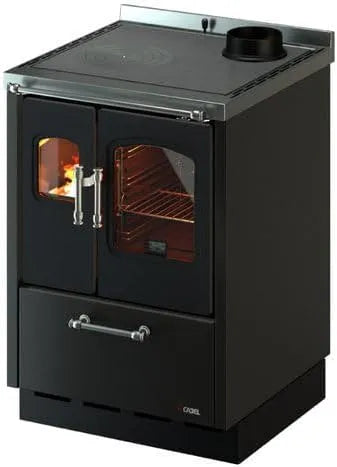CADEL 60VS, Komfurer, Smart Træovn, 6, 5 kW, 60 x 60 cm, antracit, anthracit, 60V, 7 kW