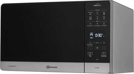 Bauknecht 3D-System, Mikrobølgeovne med dampfunktion, MWA 49 SL Mikrobølgeovn Oven (fritstående) / Steam madlavning / 3D system, Sort / sølv, 25 l