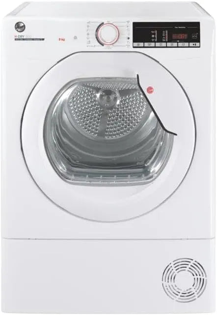 Hoover C8TG-S, Varmepumpetørretumblere, H- DRY 300 HLE tørretumbler / Energieffektivitetsklasse B / Fyld 8 kg /, Hvid, 8 kg, 561 kW, 69 dB