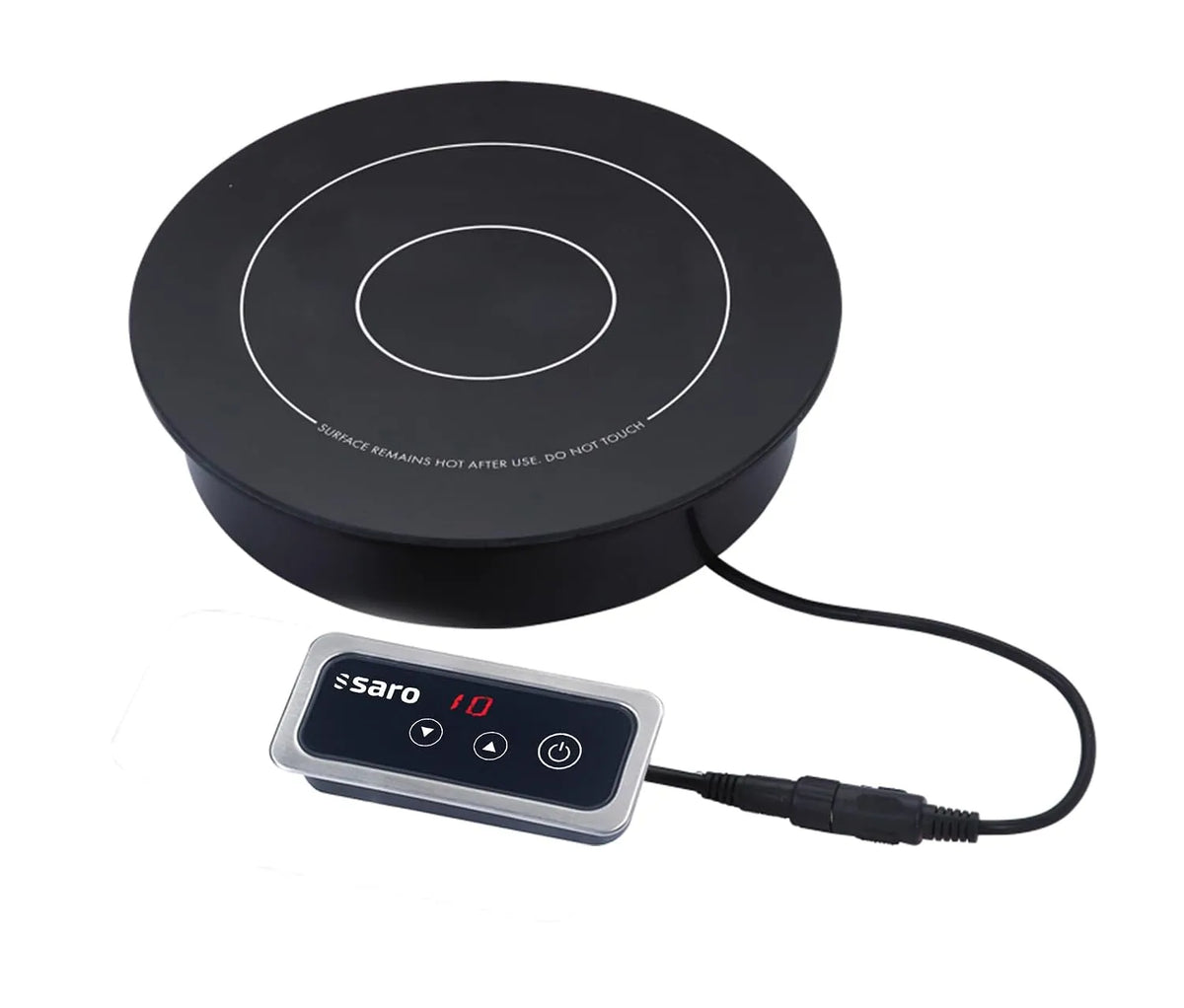 Saro, Kogeplader, Bygning - i Induction Plate - Til gryder op til Ø 200 mm - Touch skærm - 9, Sort, 200 mm, 9 v, 1 kW