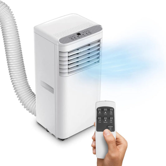 Avilia, Mobile klimaanlæg, Mobile klimaanlæg 9000 BTU 3 i 1 - affugter, køler og ventilator, Hvid, 9000 BTU, 28, 8 l, 6 x 33, 3 x 29