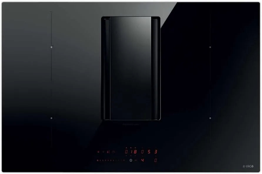 Elica PRF0183127, Kogeplader, NikolaTesla Alpha Cooduction, Sort, 78 cm, 160 mm, 1, 4 kW, 200 mm