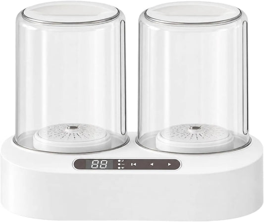 FJMQHU, Mobile vaskemaskiner, Lille mini vaskemaskine til undertøj sokker BHS babytøj Dobbelt rum Semi, Hvid, 3 l, 29, 8 cm, 24 cm, 17, 5 cm