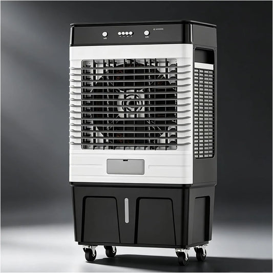 YFAURNDE, Fordampningskølere, Klimaanlæg Uden udstødningsslange, Mobile klimaanlæg, 60 liter vandtank, 3, Hvid, 60 l, 60 x 38 x 120 cm