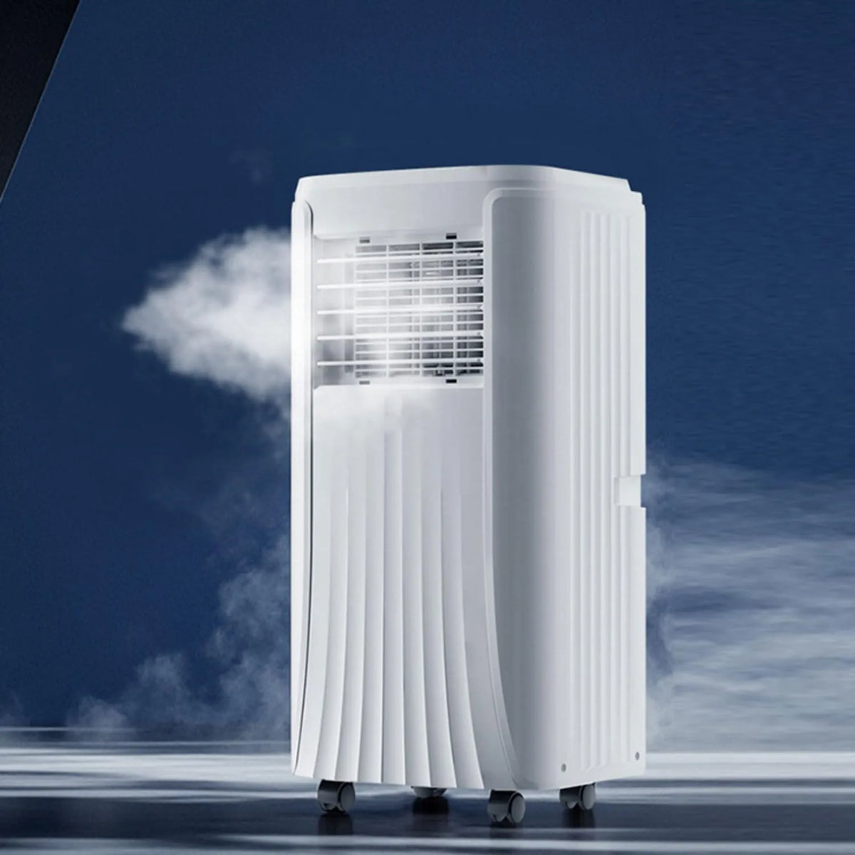 Generisch, Mobile klimaanlæg, Bærbar luftkonditioneringskølerventilator, 120 ° oscillerende AC-enhed med, Hvid, 29 l