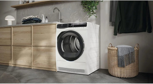 Electrolux EW7H59GY, Varmepumpetørretumblere, 9KG. ASCIUGATRICE 9KG, Hvid, 9KG, 59G, 194 kW, 636 mm