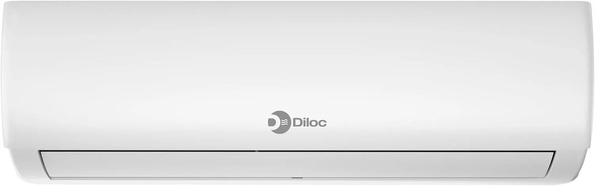 DILOC, Split-klimaanlæg, Split Ionic air conditioning, 3, 4 kW, 22 dB, 650 m3 / h, WLAN, 12.000 BTU, R32, A, Hvid