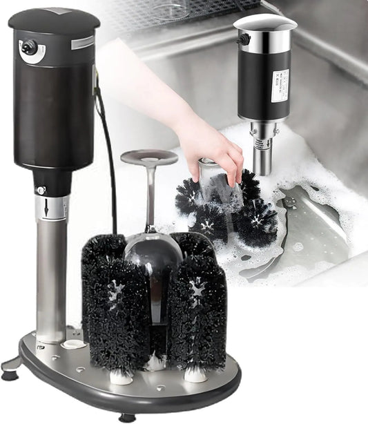 YXYLJOZ, Køkken, madlavning & bagning, Elektrisk højhastighedsopvaskemaskine - 1200 kopper / time, 1400 rpm med 5, Gennemsigtig, 1400 rpm, 10 cm