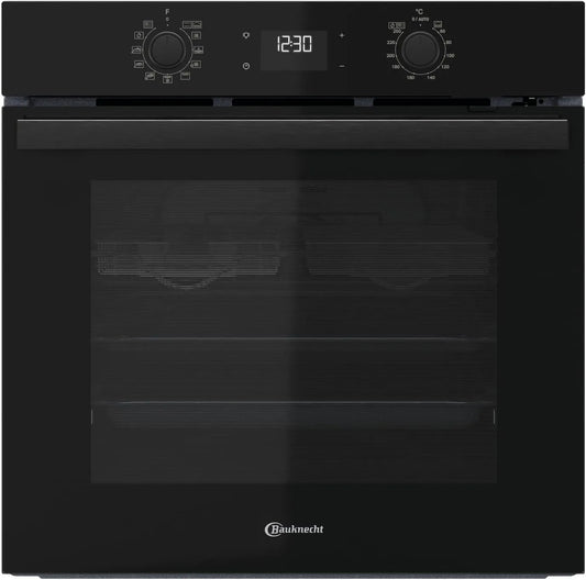Bauknecht, Komfursæt, BAKO 566 PYRO GRILL kokken feltkombination / cirkulationsluftovn med 12, Sort, 60cm, 14, 5 cm, 1200 w, 1600 W