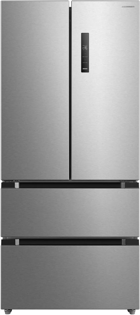 HEINNER HCFD-M516INVXE, Køle-/fryseskabe, ++ HCD- + + French-dør Køleskab - 516L total volumen, fuld frost, inverter, Sølv, 516L