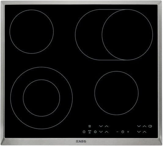 AEG, Kogeplader, Kochfeld, Sort, 8 x 57, 6 x 51, 2 kW, 21 cm